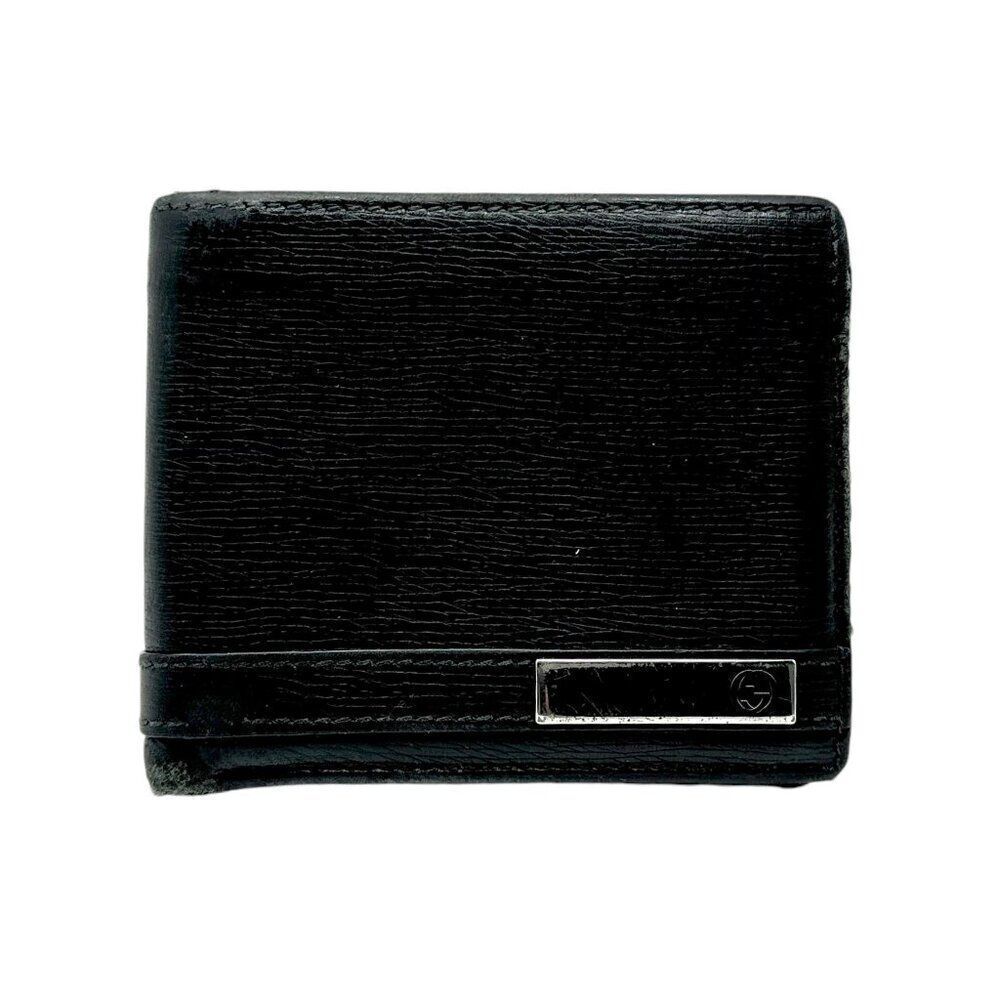 Gucci Bar Leather Bifold Wallet